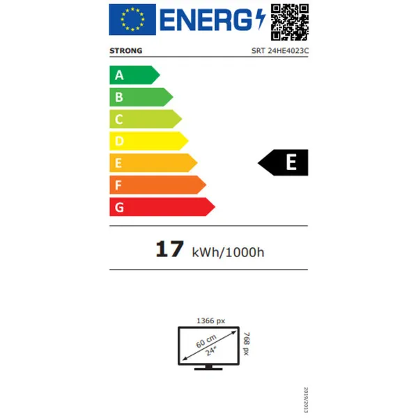 Смарт-ТВ STRONG SRT24HE4023C 24" HD LED LCD