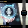 Älykello beafon WATCH 401 43 mm 1,43" Musta Hopeinen