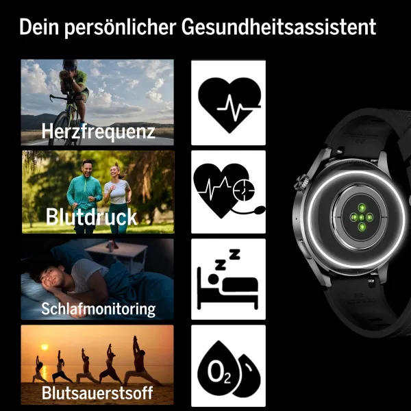 Smartwatch beafon WATCH 301 44 mm 1,45" Black