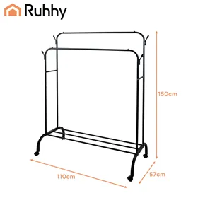 Ruhhy 27084 clothes hanger on wheels