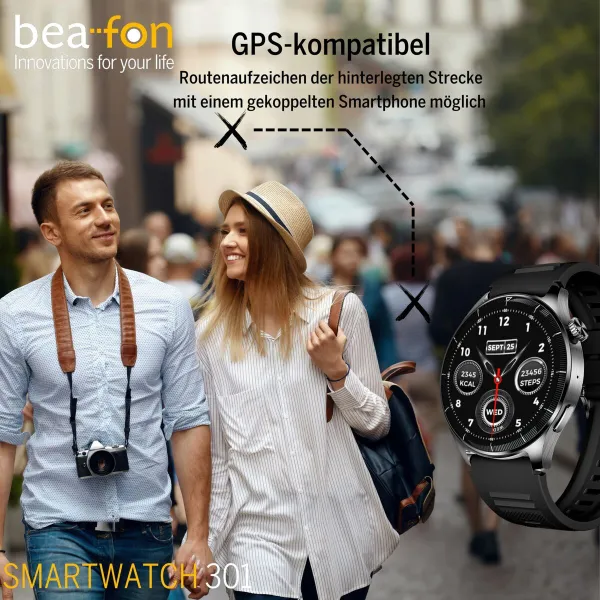 Smartwatch beafon WATCH 301 44 mm 1,45" Black