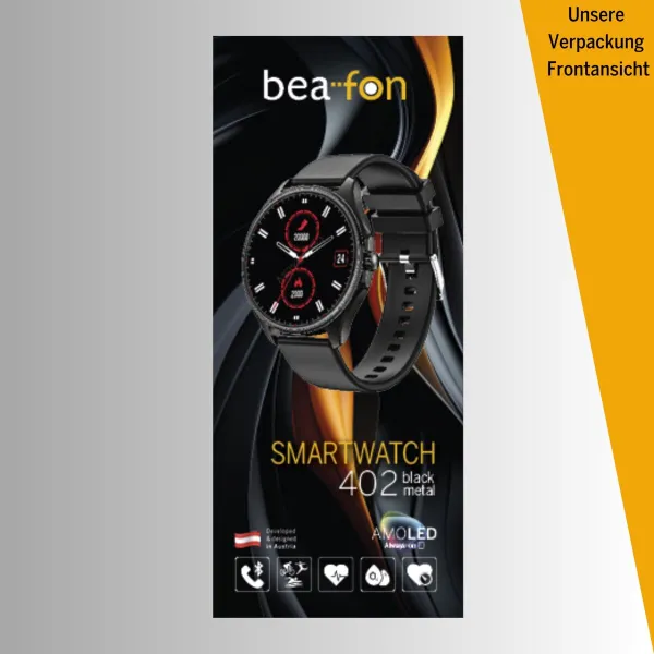 Nutikell beafon WATCH 402 43 mm 1,43" Must