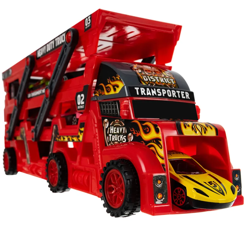 TIR sunkvežimio rinkinys su 6 automobiliais 26303