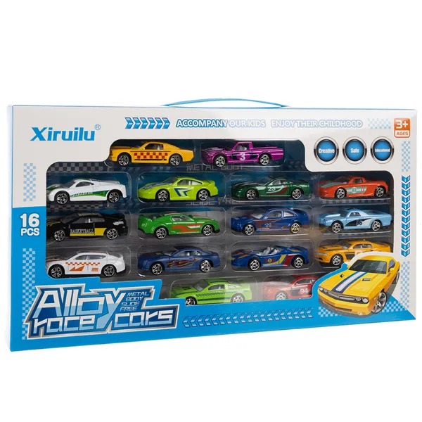 Colorful cars/springs 1:64 - 16 pcs. 26319