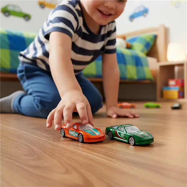 Colorful cars/springs 1:64 - 16 pcs. 26319