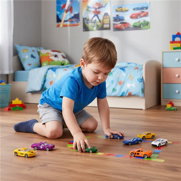 Colorful cars/springs 1:64 - 16 pcs. 26319