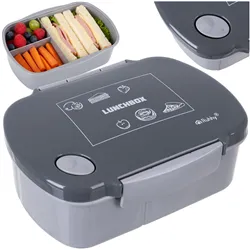 Lunchbox 800ml gray Ruhhy 26169