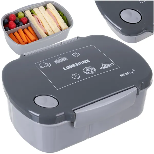Lunchbox 800ml gray Ruhhy 26169