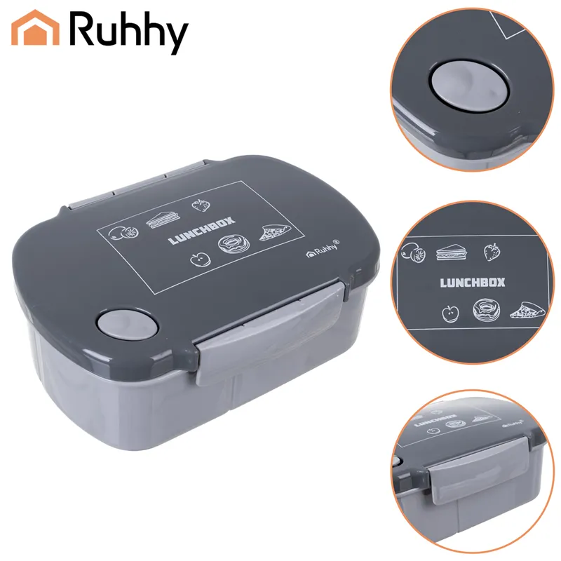 Lunchbox 800ml gray Ruhhy 26169