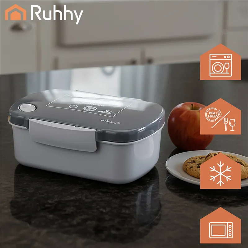 Lunchbox 800ml gray Ruhhy 26169