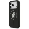 Karl Lagerfeld Silicone Karl & Choupette Ring MagSafe - Case iPhone 17 Pro Max (black)