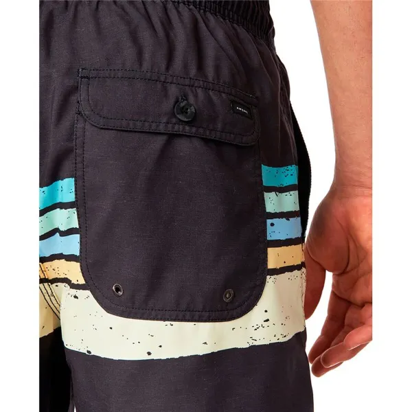 Vīriešu Peldkostīms Rip Curl Framed Volley Melns