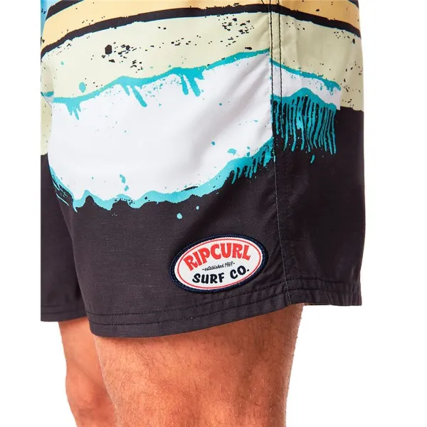 Vīriešu Peldkostīms Rip Curl Framed Volley Melns