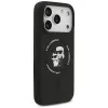 Karl Lagerfeld Silicone Karl & Choupette Ring MagSafe - Case iPhone 17 Pro Max (black)