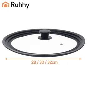 3-in-1 silicone lid 28/30/32cm Ruhhy 25561