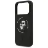 Karl Lagerfeld Silicone Karl & Choupette Ring MagSafe - Case iPhone 17 Pro Max (black)