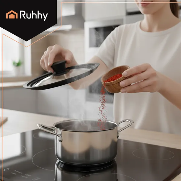 3-in-1 silicone lid 18/20/22cm Ruhhy 25563