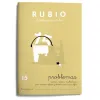 Maths exercise book Rubio Nº15 A5 Spanish 20 Sheets (10 Units)