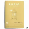 Maths exercise book Rubio Nº 18 A5 Spanish 20 Sheets (10 Units)
