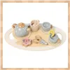 Children's tea set gray Kruzzel 26394