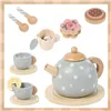 Children's tea set gray Kruzzel 26394