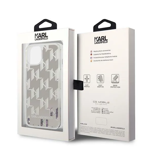 Karl Lagerfeld Monogram Liquid Glitter - Case for  | Osta veebist — Megaluks