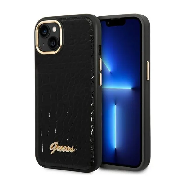 Guess Croco Collection - Case for iPhone 14 Plu | Pirkt tiešsaistē — Megaluks