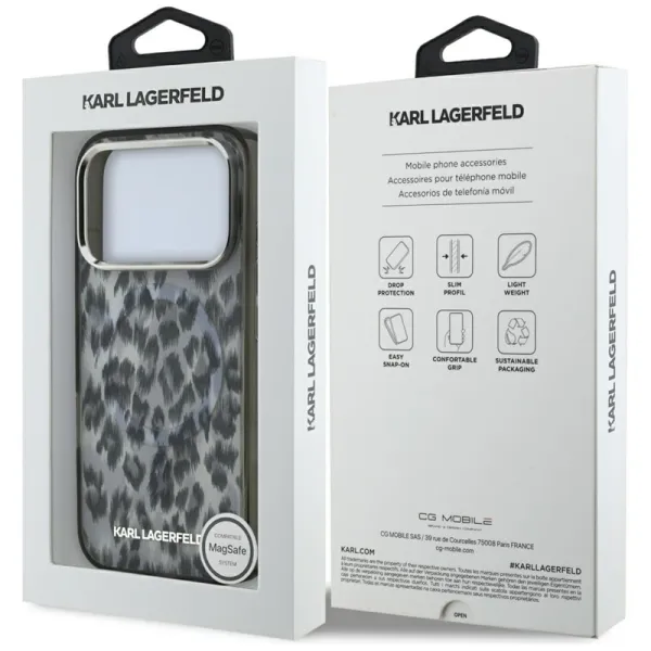 Karl Lagerfeld IML Leopard Pattern MagSafe - Case  | Osta veebist — Megaluks