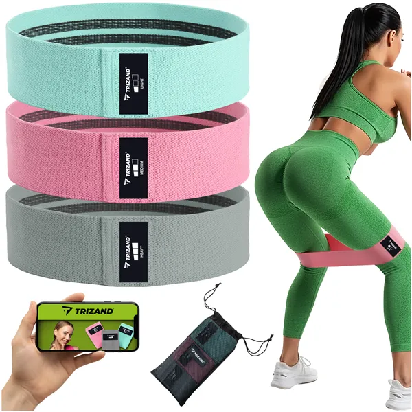 Set of exercise bands - 3 pcs Trizand 25876