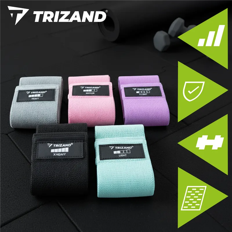Набор резинок для фитнеса - 5 шт. Trizand 25877