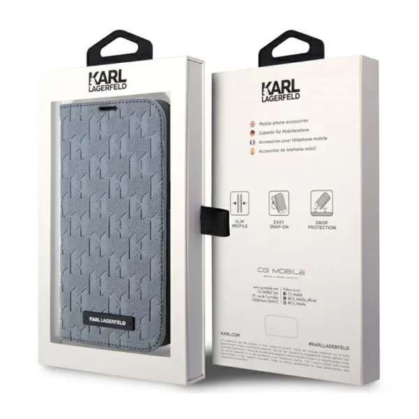 Karl Lagerfeld Booktype Saffiano Monogram - Cas | Pirkti internetu — Megaluks