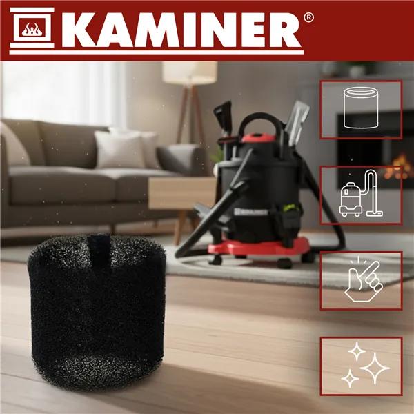 Kempininis filtras dulkių siurbliui 23918 Kaminer 26747