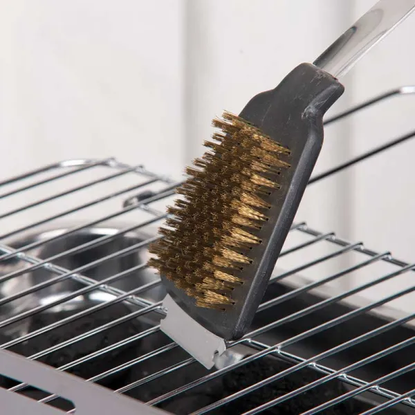 BBQ - grill cleaning brush 2 in 1 brush plus sc | Купить онлайн — Megaluks