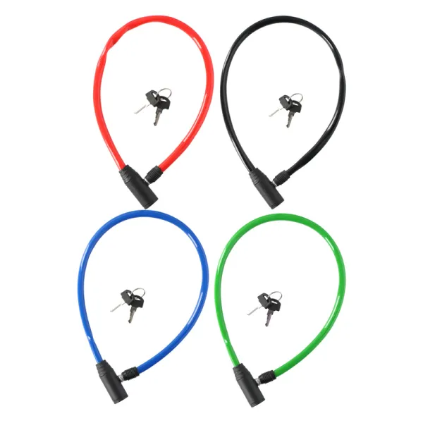 Dunlop - Cable, anti-theft bicycle lock (green) | Pirkti internetu — Megaluks