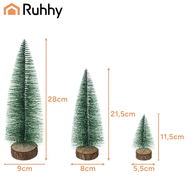 Christmas tree - set of 3 Ruhhy 27091