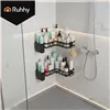 Półka łazienkowa narożna- zestaw 2szt. Ruhhy 27092