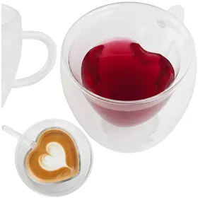 Thermal glass 240ml - Ruhha heart 26906