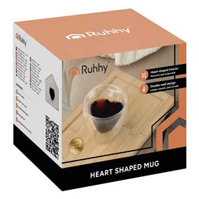 Thermal glass 240ml - Ruhha heart 26906