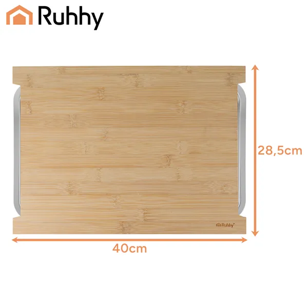 Bamboo board with containers Ruhhy 25707