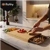 Bamboo board with containers Ruhhy 25707