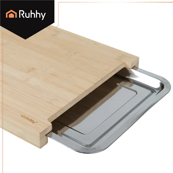 Bamboo board with containers Ruhhy 25707
