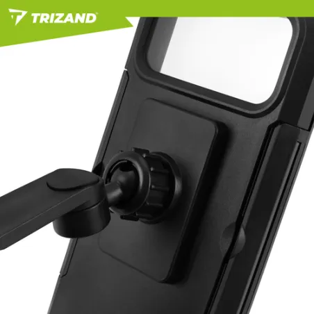 TRIZAND 360° Waterproof Phone Holder for Bicycle and Scooter Handlebar