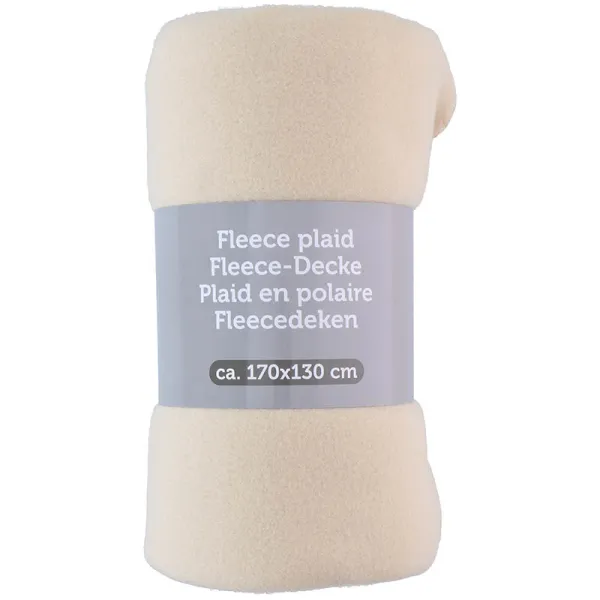 Fleece blanket 170x130 (Cream) | Pirkti internetu — Megaluks