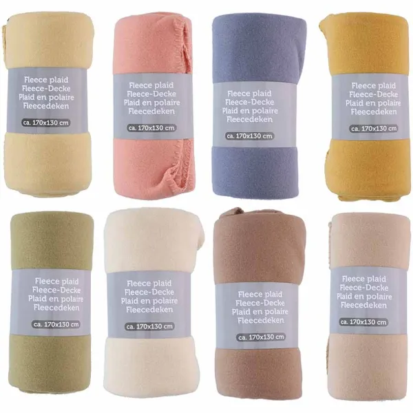 Fleece blanket 170x130 (Cream) | Pirkti internetu — Megaluks