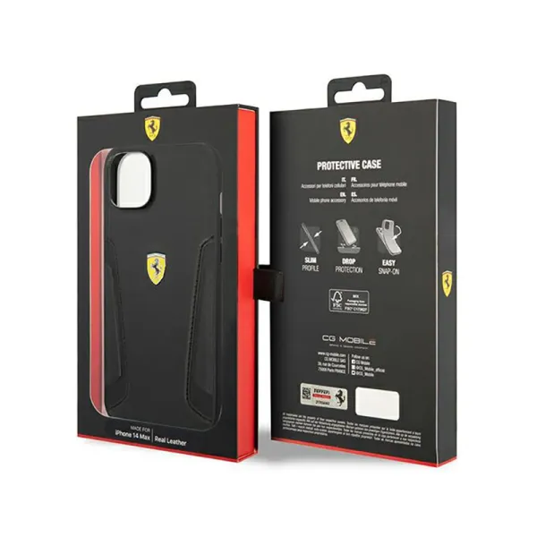 Ferrari Leather Stamp Sides - Case for iPhone 1 | Pirkti internetu — Megaluks