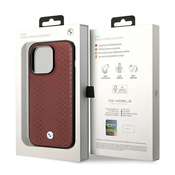 BMW Leather Diamond Pattern - Case for iPhone 1 | Pirkti internetu — Megaluks