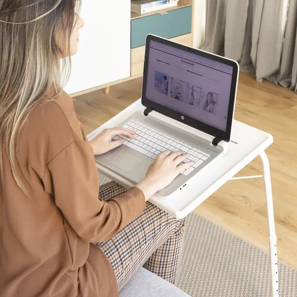 Daudzpozīciju Saliekams Stūra Galds Foldy Table InnovaGoods