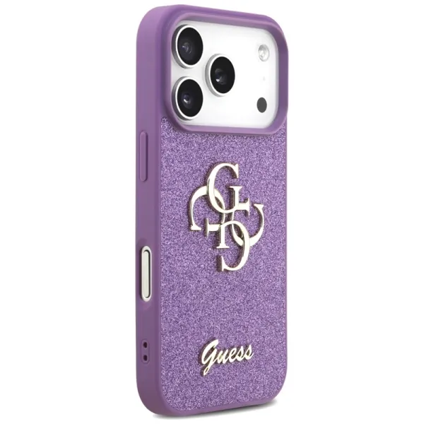 Guess Fixed Glitter Big 4G - Case iPhone 17 Pro (lilac) | Buy online — Megaluks