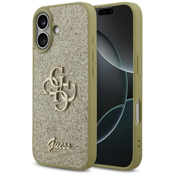 Guess Fixed Glitter Big 4G - Case iPhone 17 (gold) | Osta veebist — Megaluks