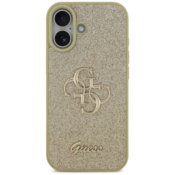 Guess Fixed Glitter Big 4G - Case iPhone 17 (gold) | Osta veebist — Megaluks